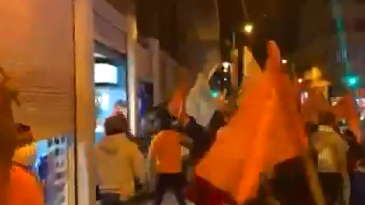 En la avenida Daniel León Borja de la ciudad de Riobamba se registraron incidentes.