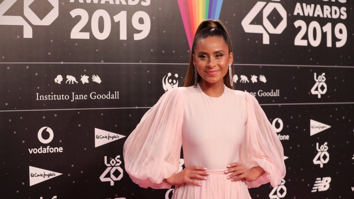 Fotografía de archivo de la cantante Camila Gallardo 