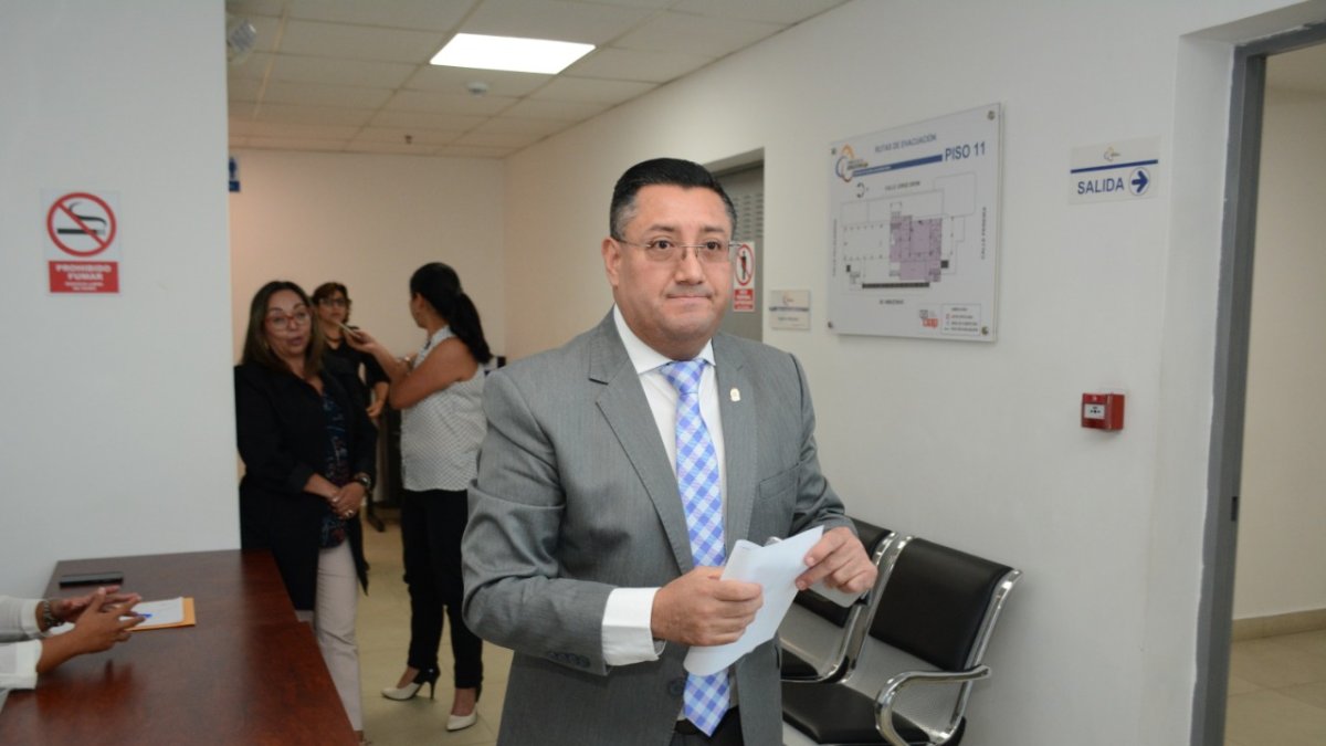 Postulante. Iván Saquicela también es precandidato a la Presidencia de la Corte.