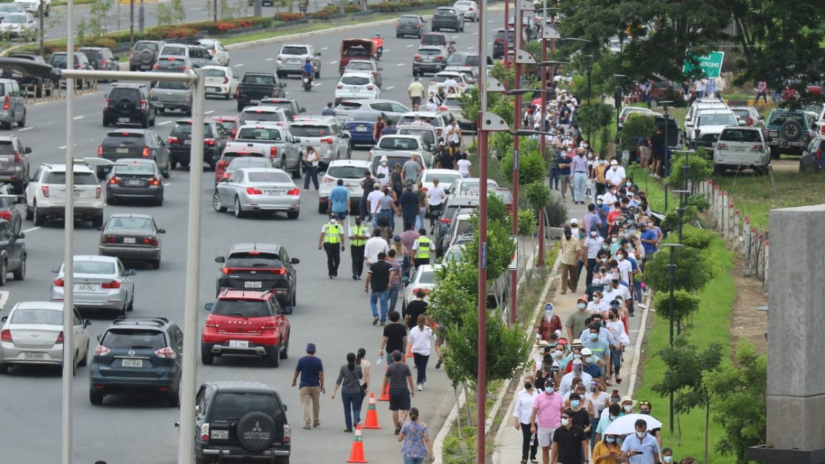 Una de los puntos a resaltar en esta jornada es que el tránsito de automotores fue más fluido.