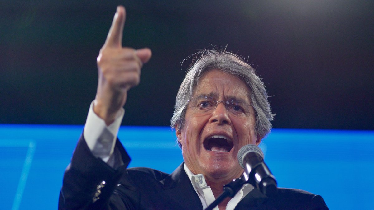 El candidato a la Presidencia Guillermo Lasso.