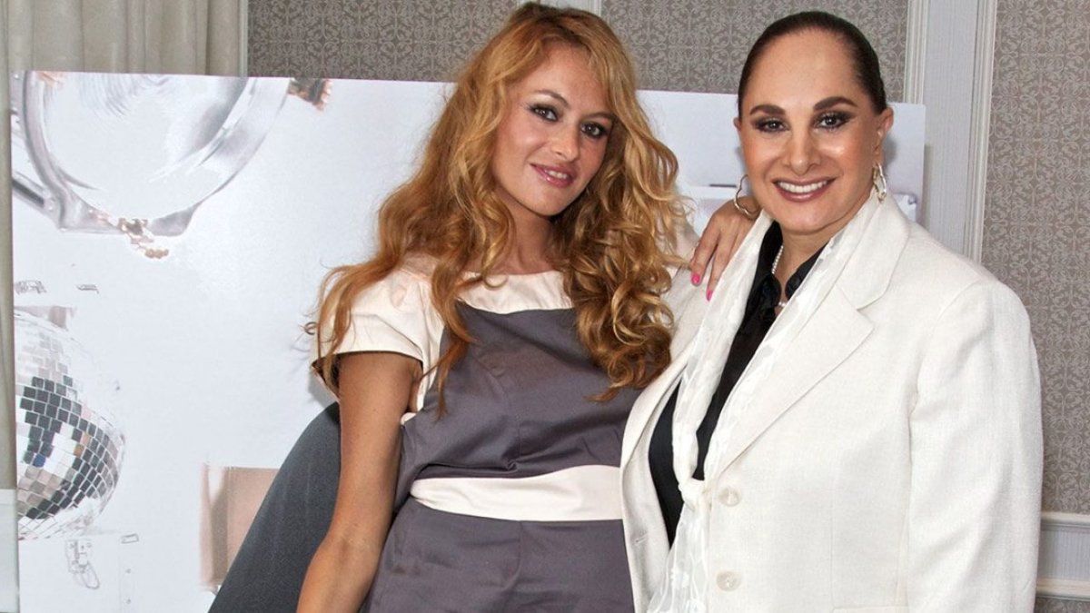 Paulina Rubio y su mamá siempre se han mostrado unidas.
