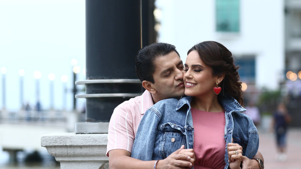 La pareja tiene un año de casados.