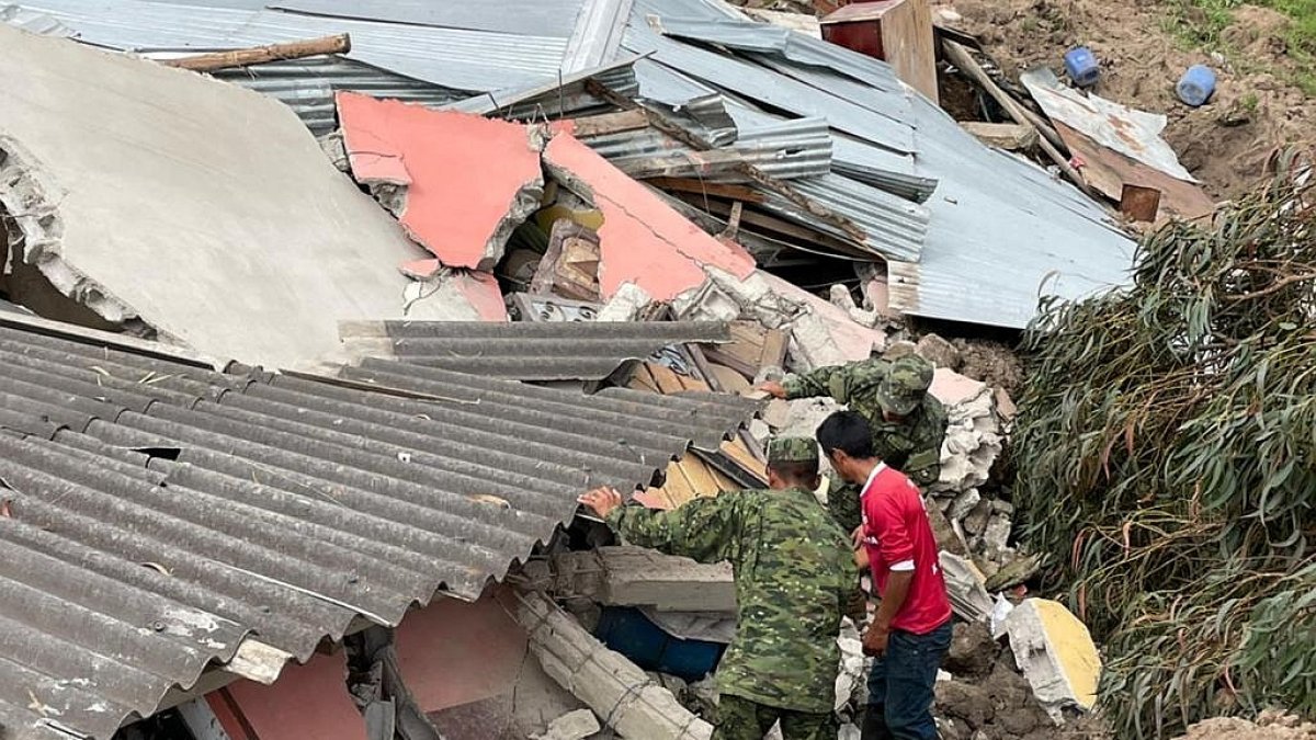 Militares y técnicos llegaron a la zona afectada para brindar asistencia.