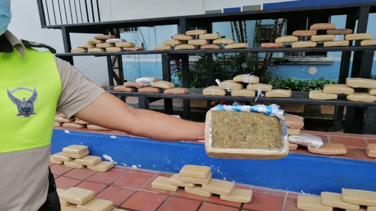 En Mucho Lote 2 incautan 140 bloques de marihuana.