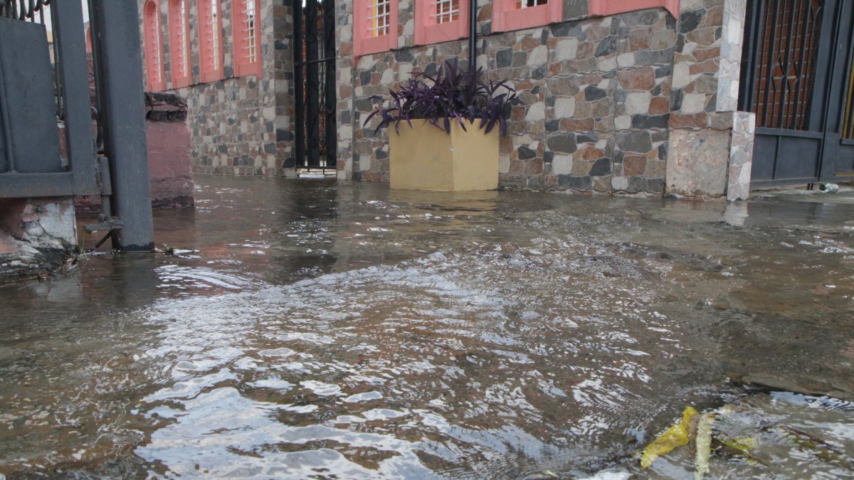 Así permanece en estos momentos la manzana B de la tercera etapa de la Alborada.