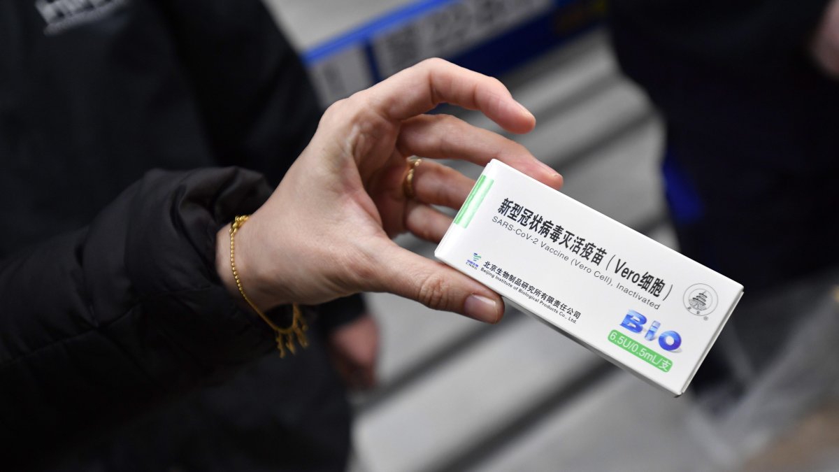 Vacunas del laboratorio chino Sinopharm.