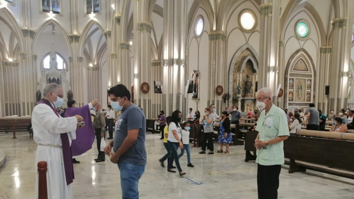 Este Miércoles de Ceniza fue atípico y se manejó con la implementación de protocolos de bioseguridad.