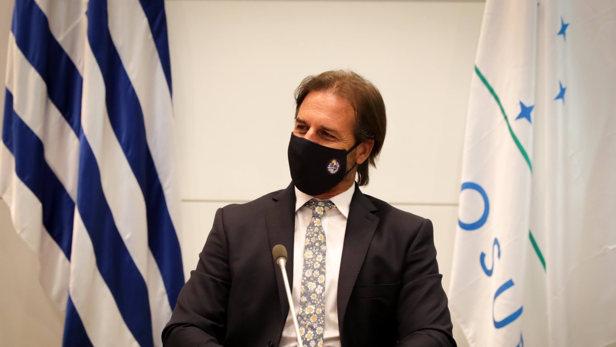 El presidente de Uruguay, Luis Lacalle Pou.