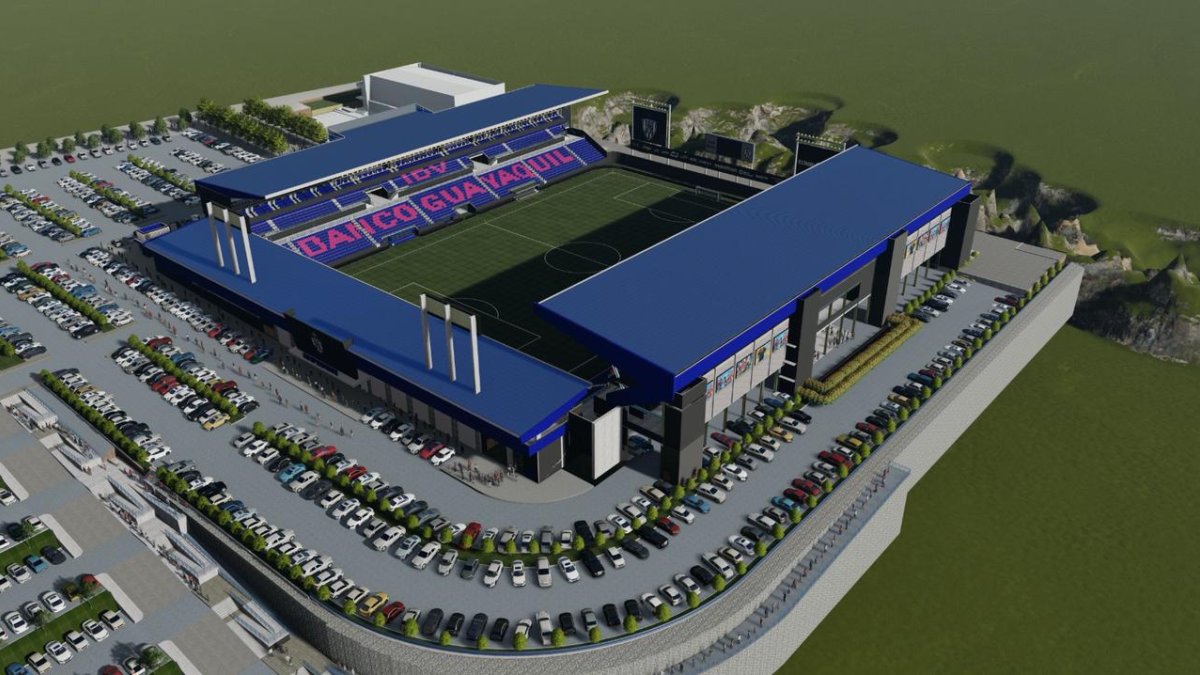 Es la primera vez
que un estadio nace con un nombre comercial en Ecuador, lo que reafirma
la alianza entre el club y Banco Guayaquil