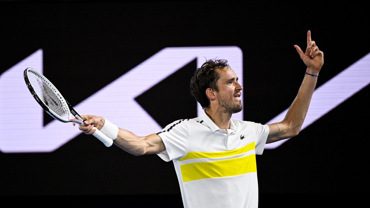 Daniil Medvedev dejó en el camino a Stefanos Tsitsipas. Es el tercer ruso que jugará una final en Australia, luego de Marat Safin y Yevgeny Kafelnikov.