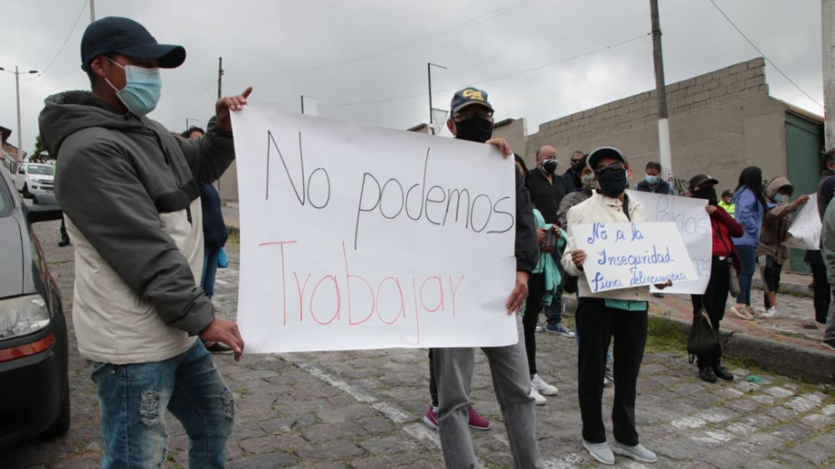 La inseguridad genera protestas en Quito.