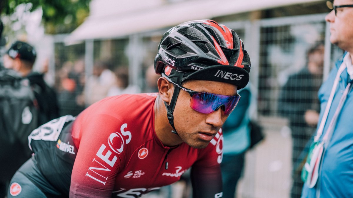 Jonathan Narváez, del Ineos, ocupó el lugar 46 en la tercera etapa.