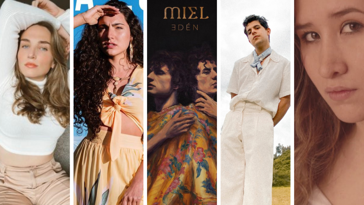 Camila Pérez, Shalom Mendieta, Miel, Nicolás Pozo y Cris Alcívar.