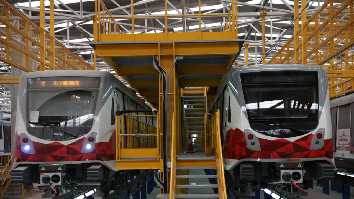 La obra del Metro de Quito avanza.