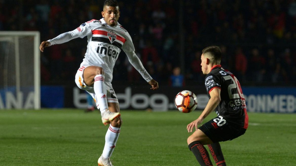 El delantero ecuatoriano Joao Rojas arribó a Sao Paulo en la temporada 2018.