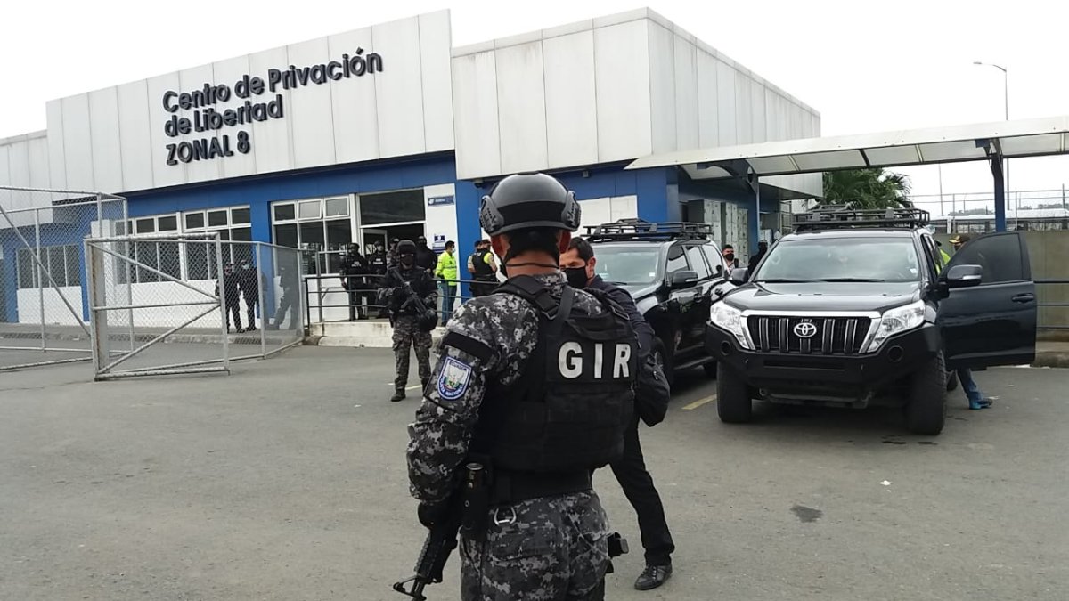 Centro de privación de libertad zonal 8, situada en el norte de Guayaquil.