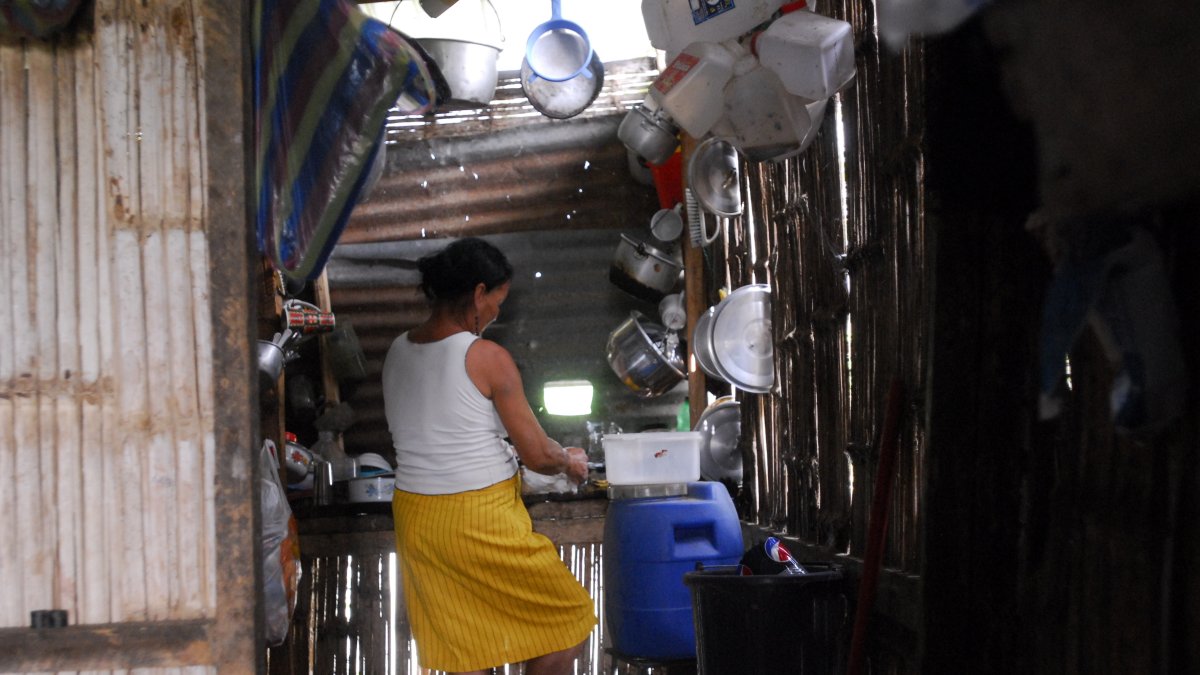 En las zonas rurales las mujeres que no cumplen las veces de jefe de hogar, también trabajan en labores de campo: siembras y cosechas de productos de consumo.