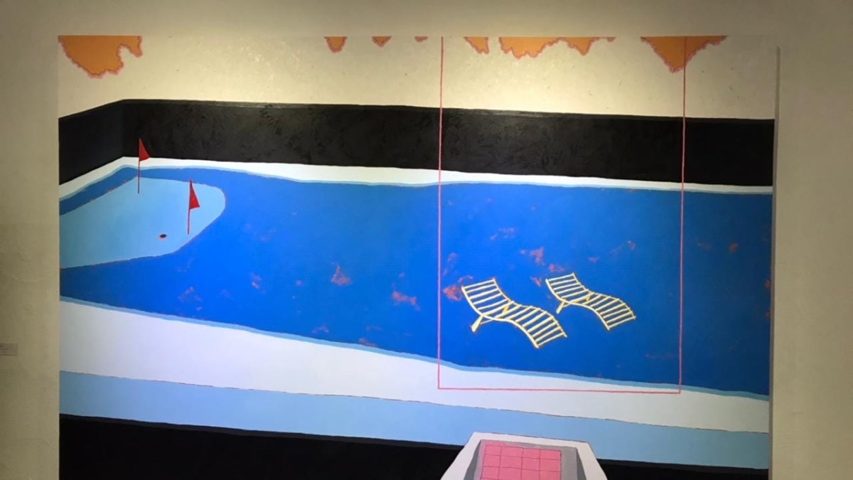 La muestra es parte de la serie 'La percepción visual es circunscrita (?)' de la artista.