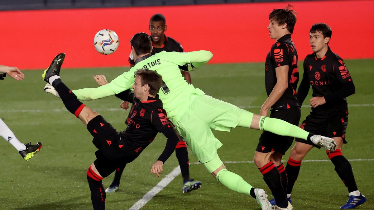 Real Sociedad lució mejor durante el segundo tiempo y estuvo en ventaja. No pudo sosteneral