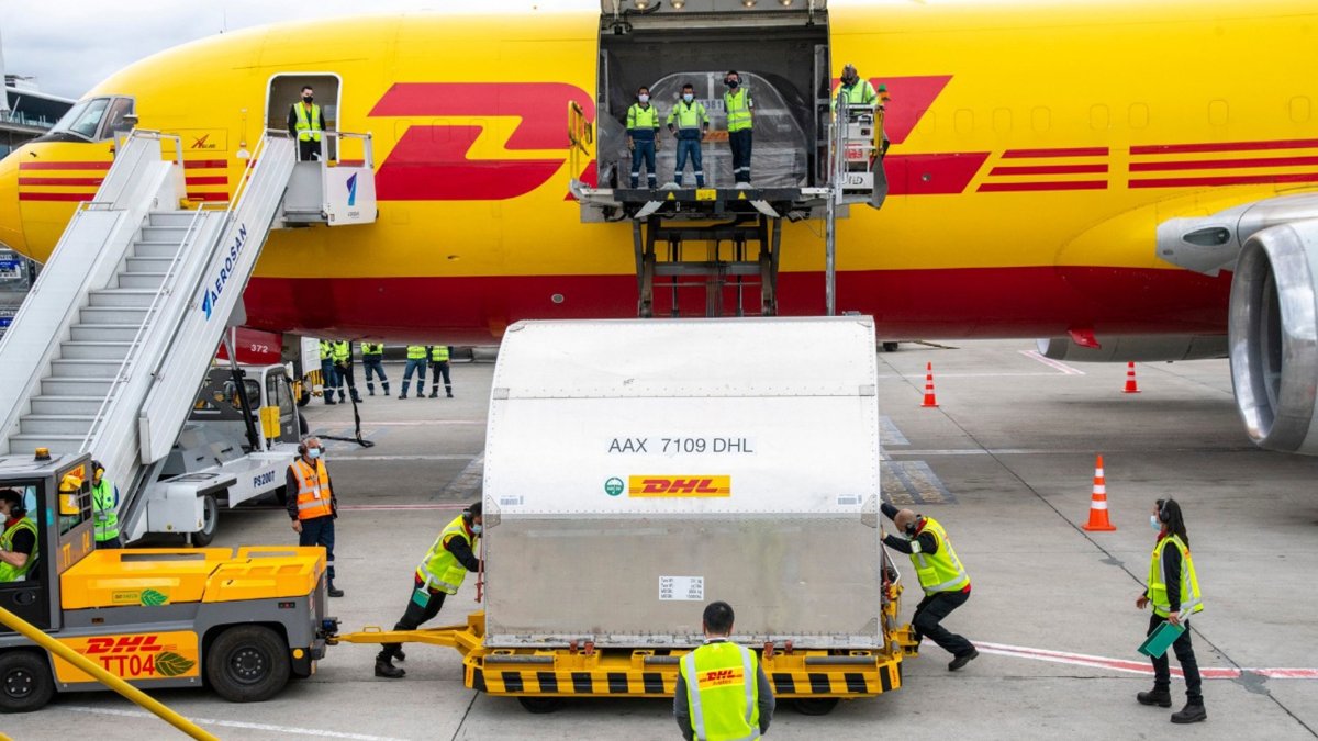 Así llegaban las primeras dosis propiciadas por Covax para Colombia.