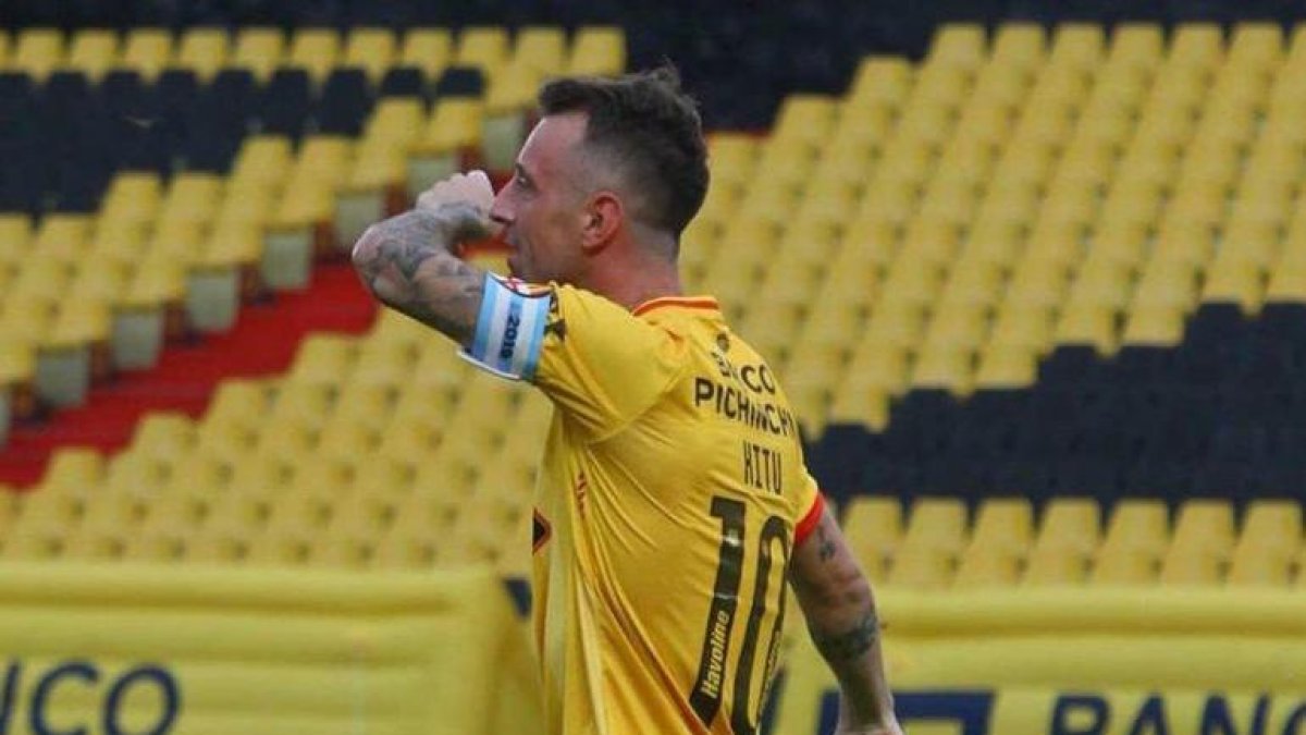 Damián Díaz, volante de Barcelona, fue elegido como el mejor jugador por los fanáticos.