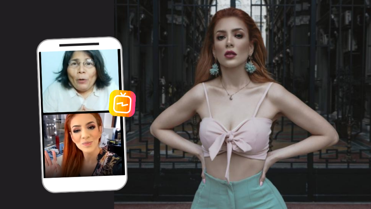 María Fernanda Ríos estreno el segmento digital 'Cuarto de hora' en el Instagram de @revista.expresiones.
