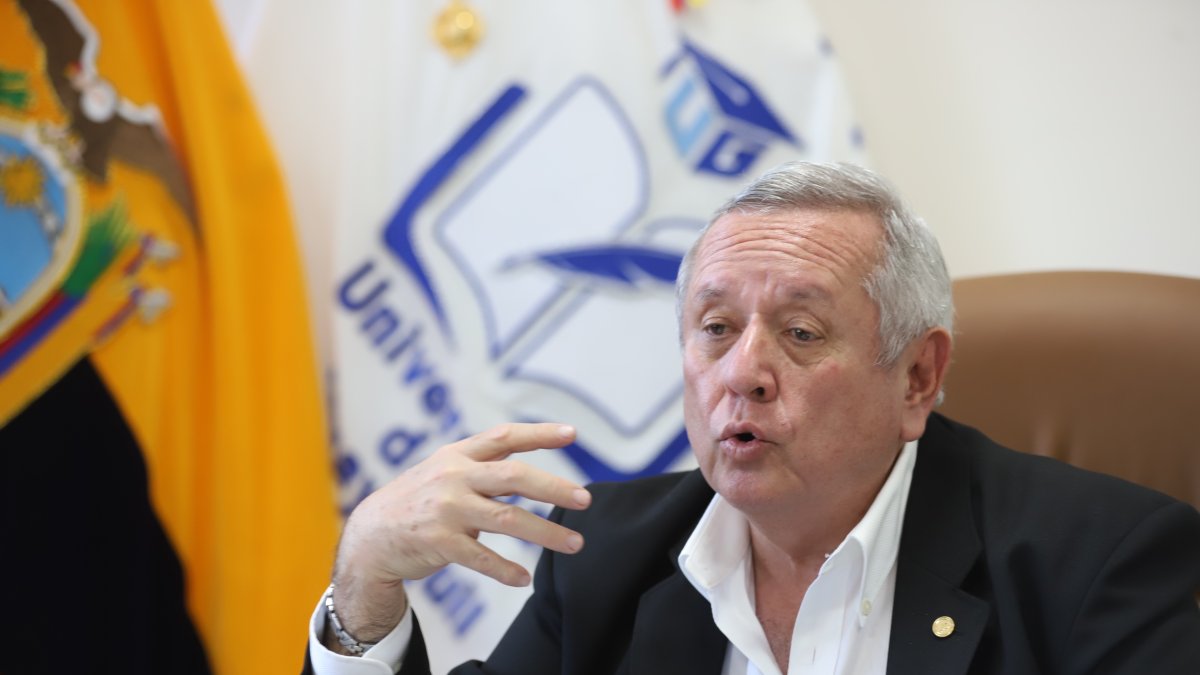 Roberto Passailaigue estuvo al frente de la CIFI y del rectorado de la Universidad de Guayaquil desde octubre de 2018.