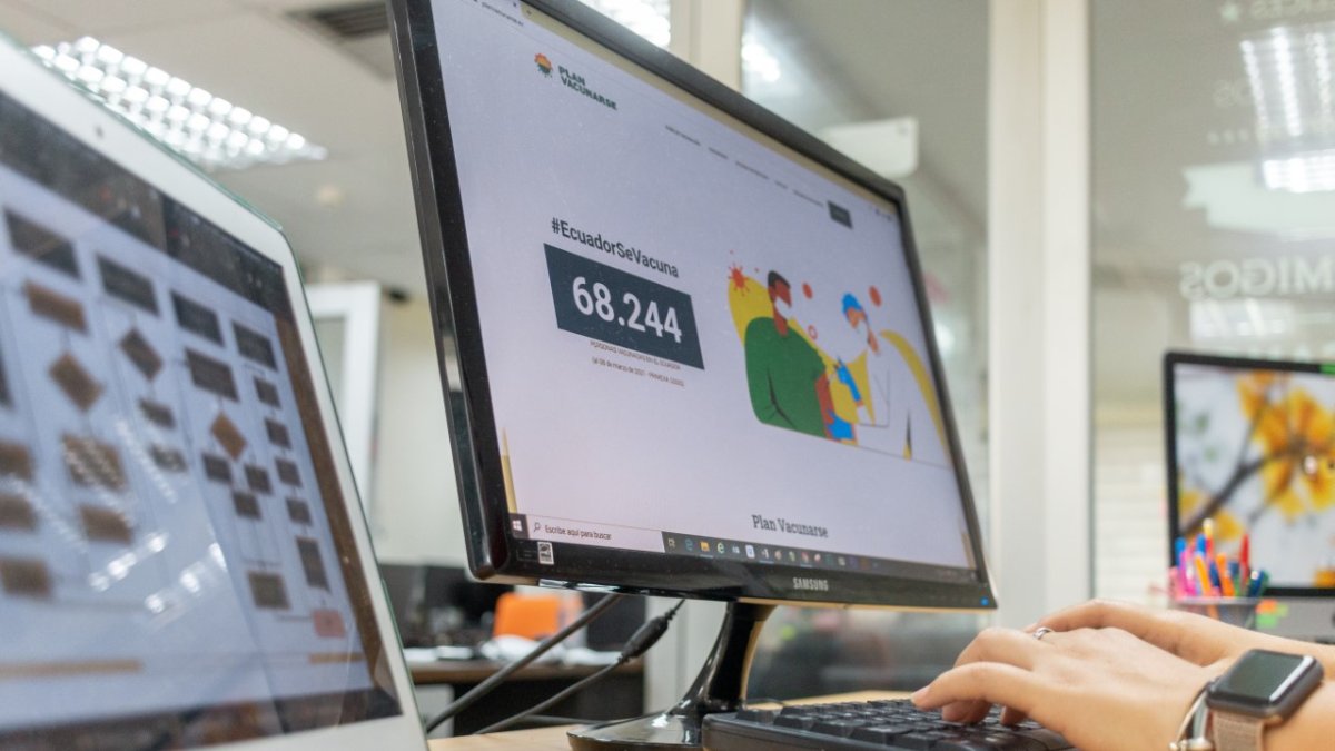 La plataforma para el plan de vacunación fue desarrollada por un equipo de la Espol.