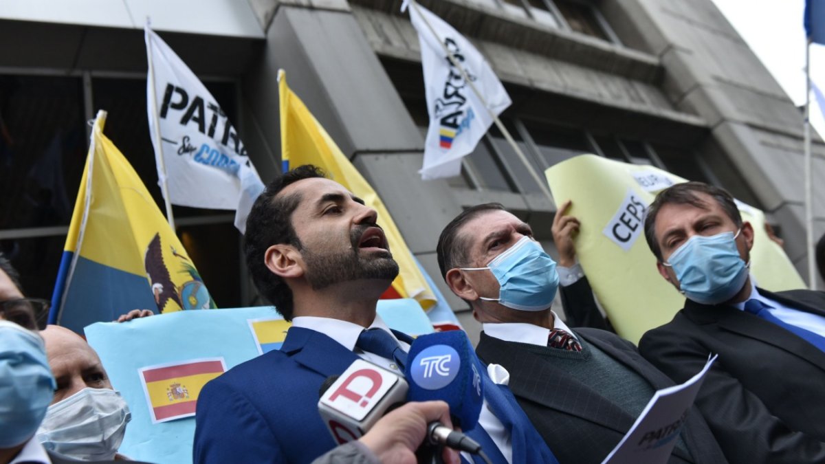 Pedido. Carlos Andrés Aguilar llevó una denuncia a la Fiscalía General.