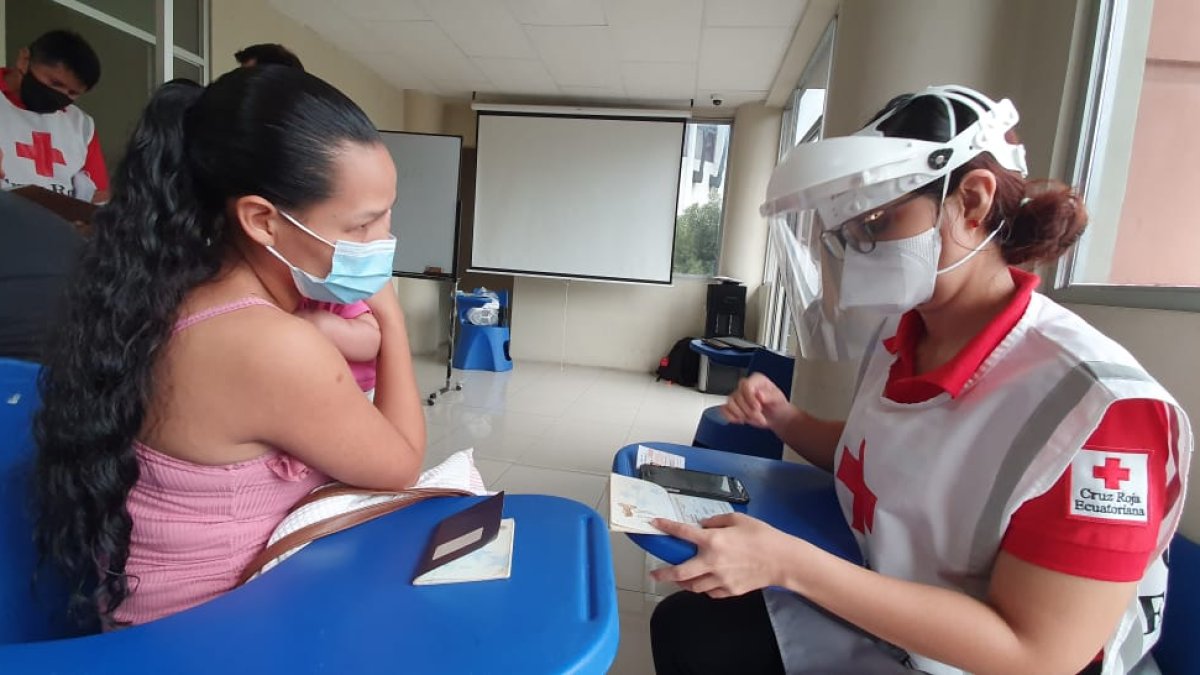 El personal de la Cruz Roja aplicó un estricto proceso de selección de los beneficiarios del programa.