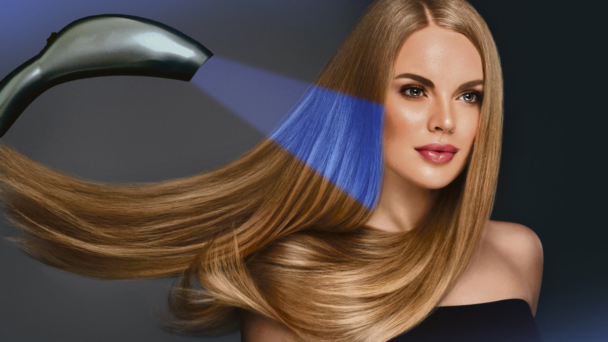 Tratamiento capilar con luz led.