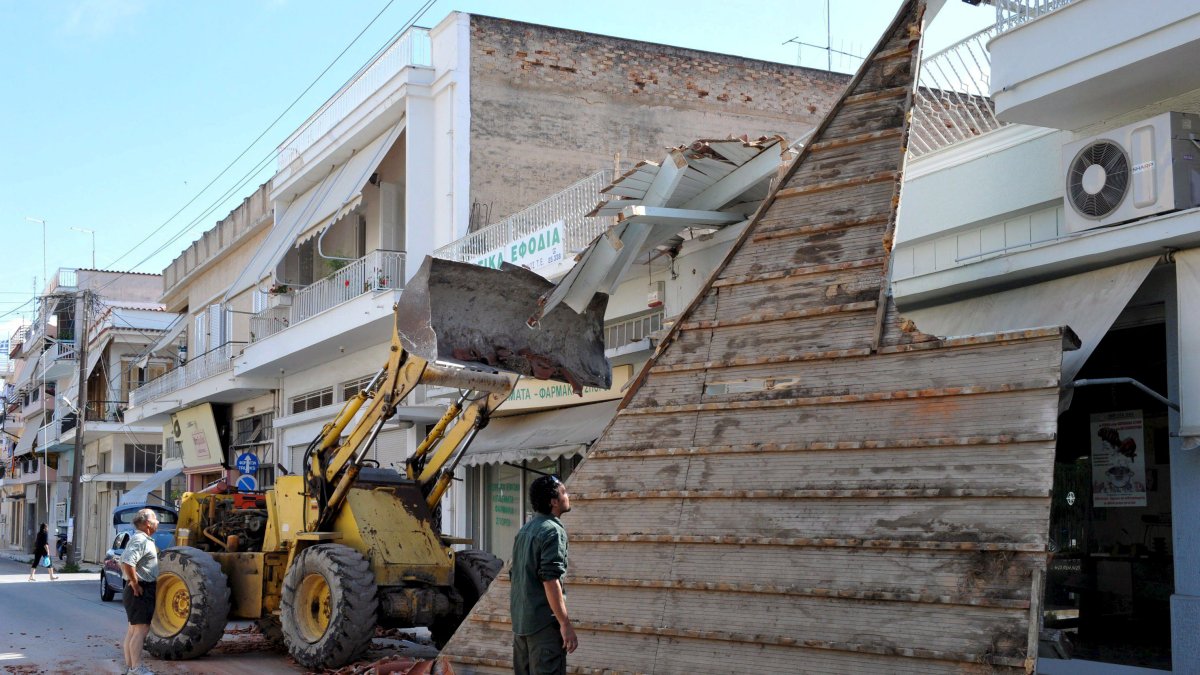 Nuevo terremoto en Grecia central de magnitud 5,2 en la escala de Richter.