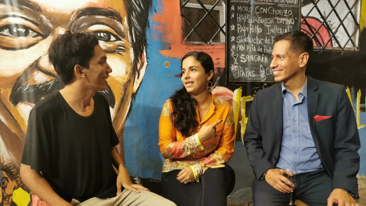 Conversatorio. Participantes de la cita ‘Marzo con M de Mujer’.