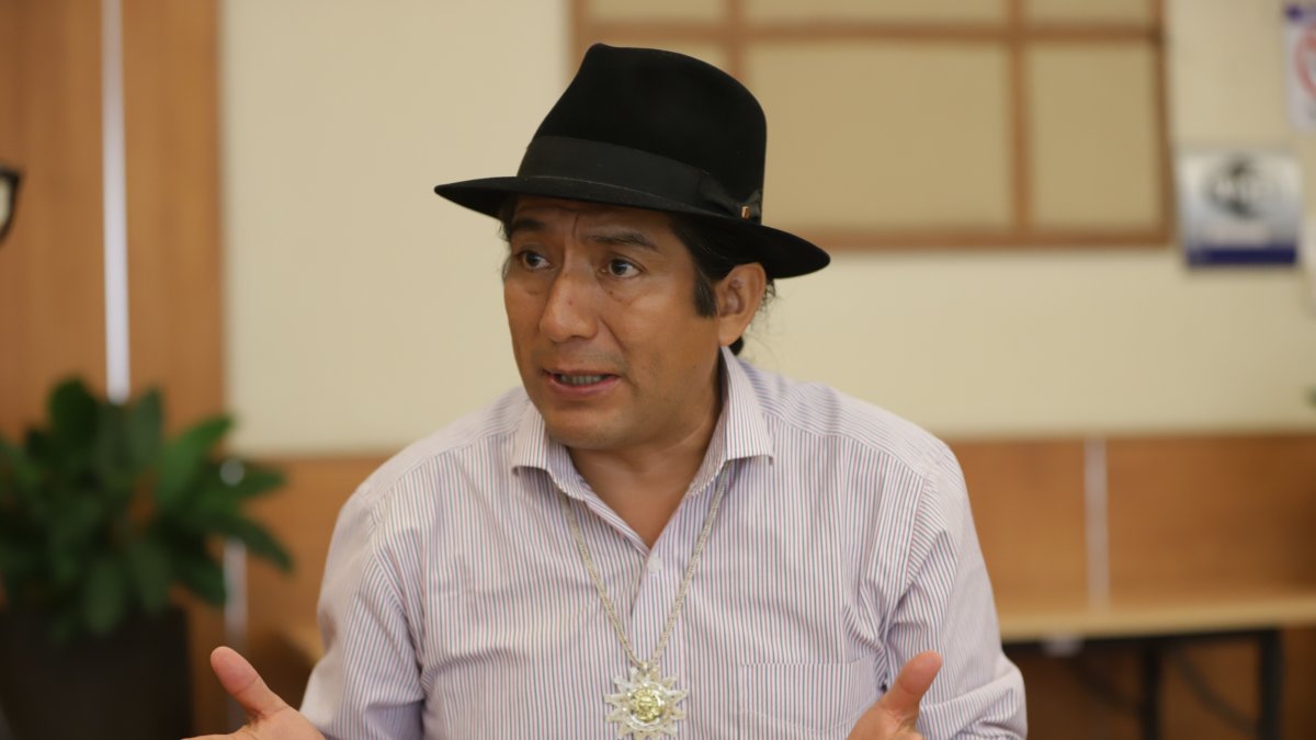 Salvador Quishpe es asambleísta electo de Pachakutik.