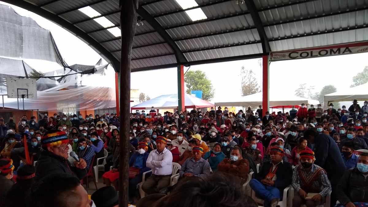 Una de las últimas reuniones de la Conaie fue el 10 de marzo pasado en la que adoptaron decisiones electorales.