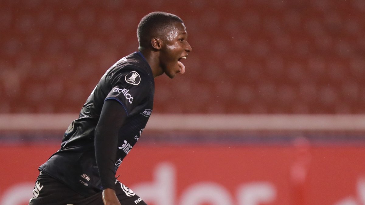 Moisés Caicedo, jugador del Independiente del Valle.