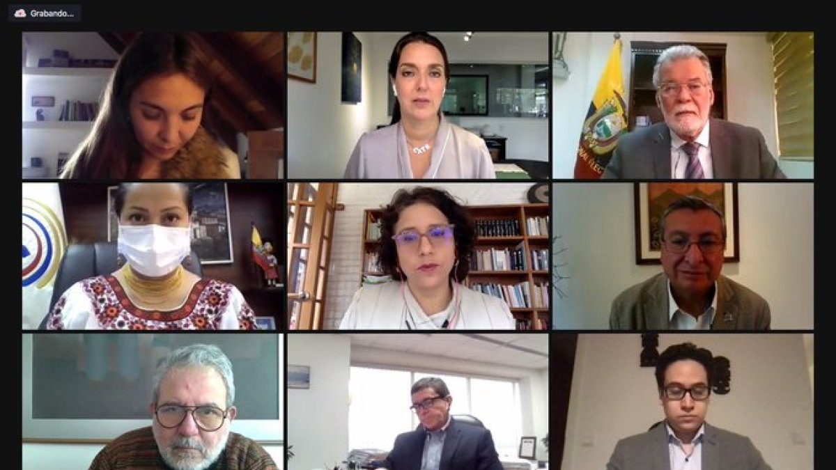 El Comité de debates hizo hoy su primera aparición, virtual, para entregar los ejes temáticos.