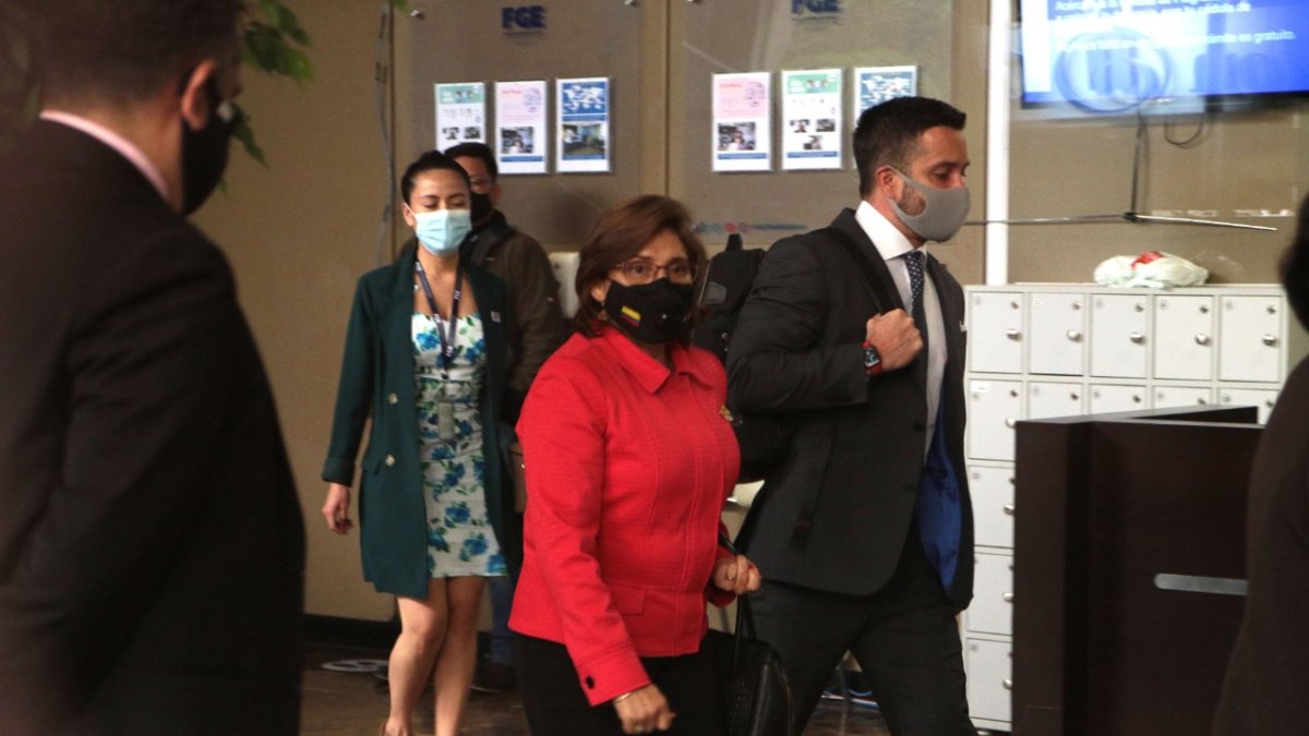 Cita. La vice fiscal de Colombia Martha Mancera, a su ingreso a la Fiscalía.