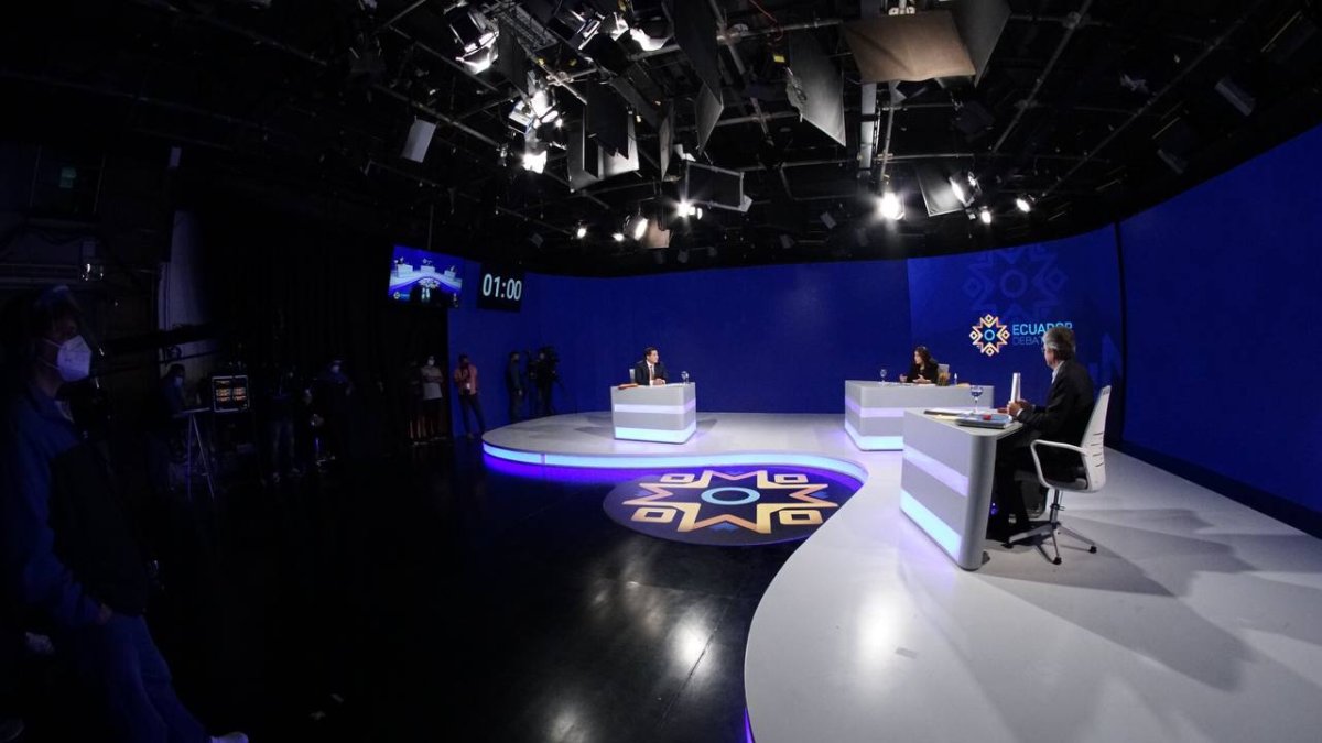 Ambos candidatos se encontraron en el debate del pasado domingo.