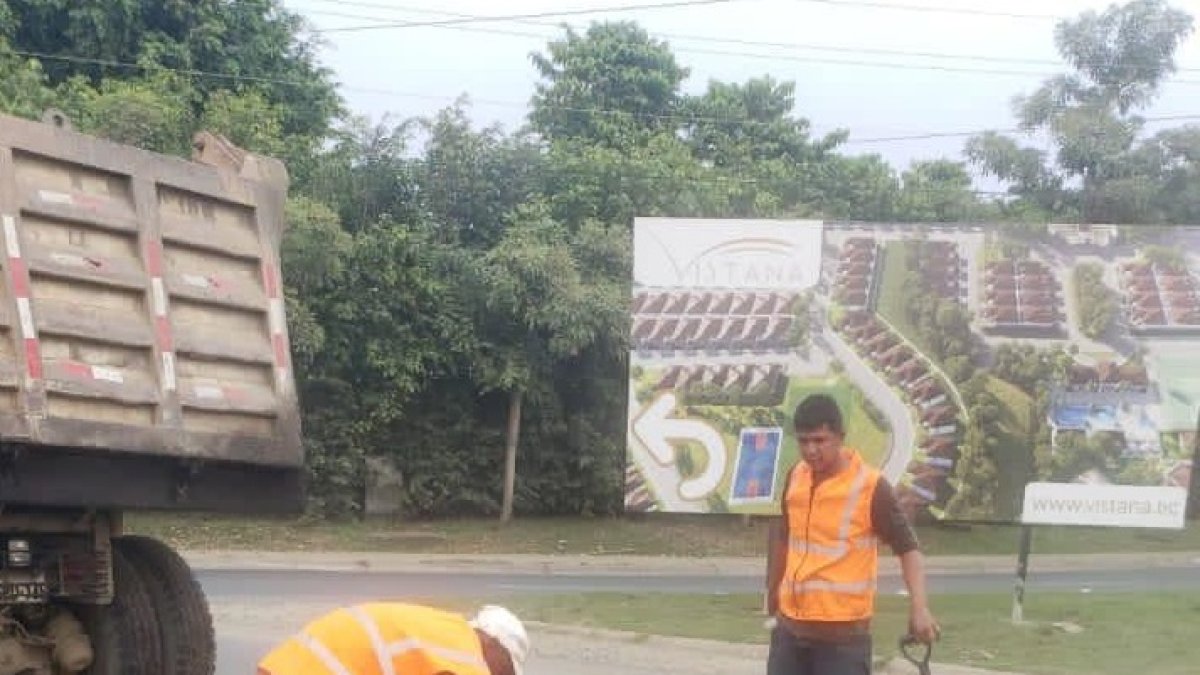 Trabajo. El municipio aseguró que se prevén otros arreglos en los próximos días.