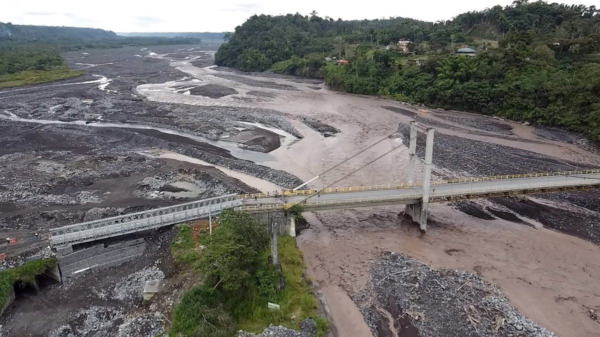 Es el segundo represamiento grave y peligroso que en menos de un mes se registra como producto del proceso eruptivo permanente desde mayo del 2019 del volcán Sangay.