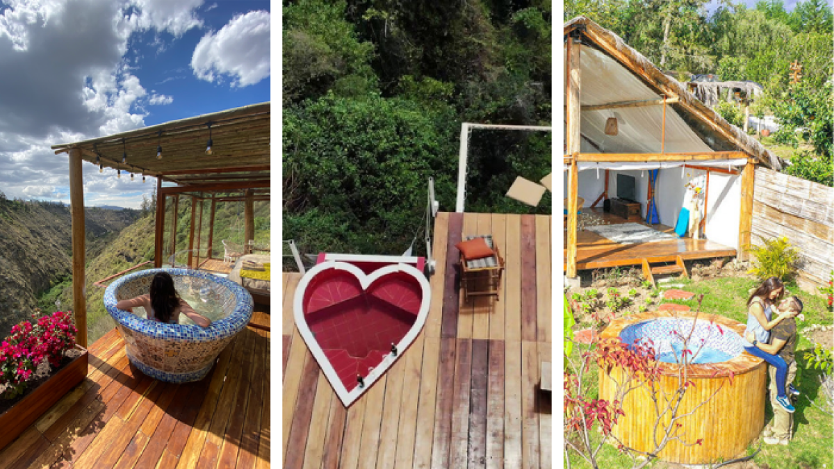 Tomas de los espacios de Samay Collections cerca de Quito.