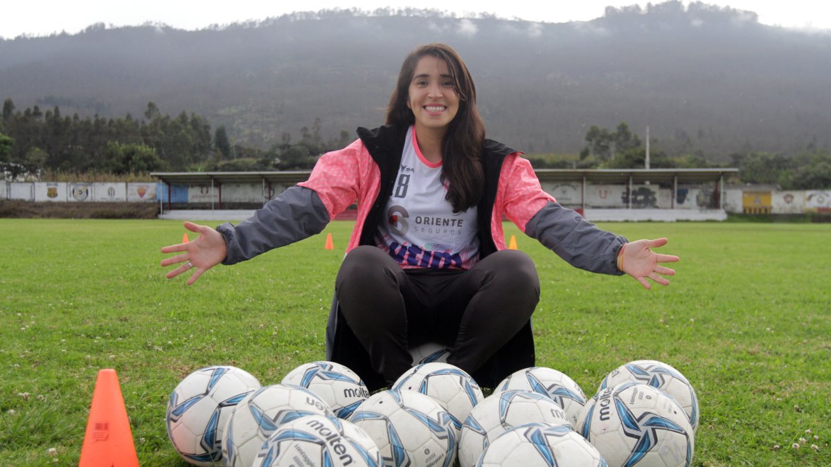 Ámbar es agradecida con el fútbol que le ha brindado alegrías y oportunidades.