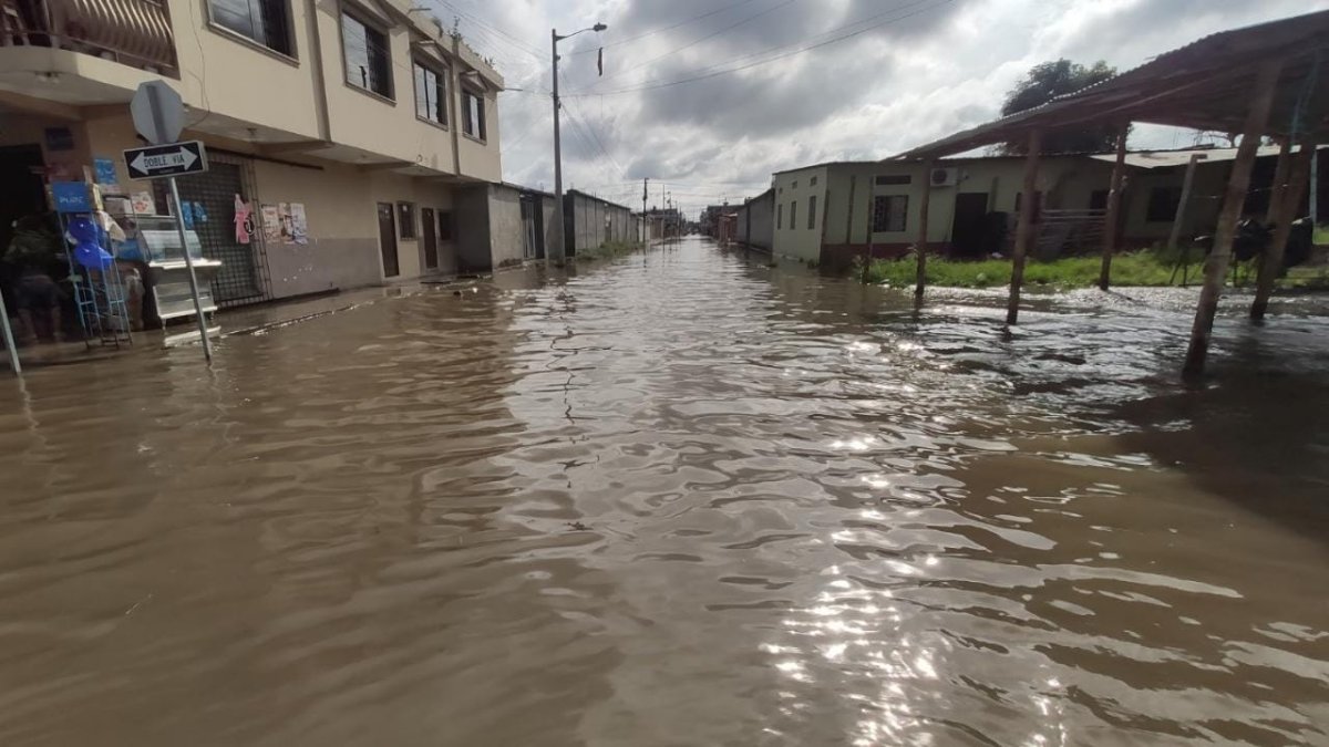 Milagro es uno de los cantones afectados por las lluvias, este año.