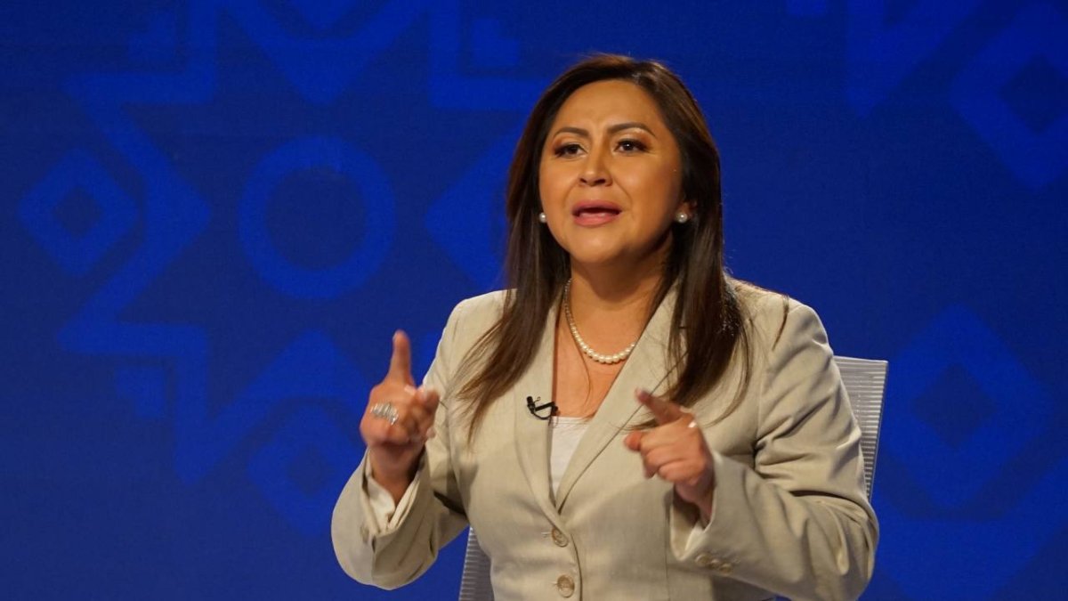 Ximena Peña fue la candidata presidencial de Alianza PAIS.
