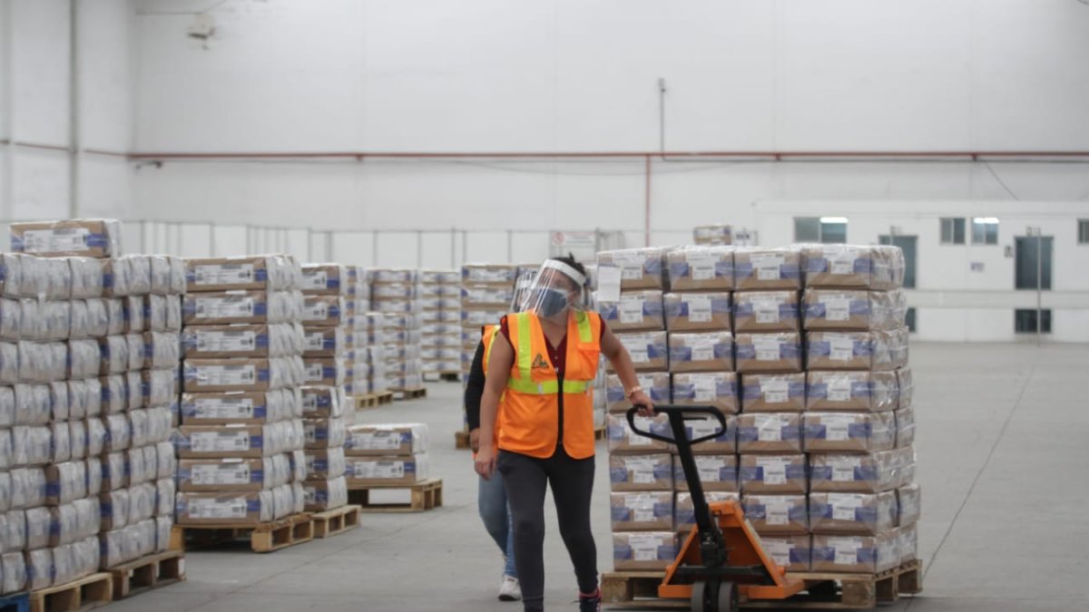 Los kits electorales están siendo entregados a todas las delegaciones presidenciales.