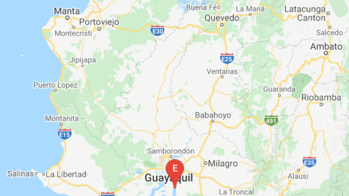 El sismo tuvo una magnitud de 3.50 y su epicentro fue localizado a 21.03 km de Durán.