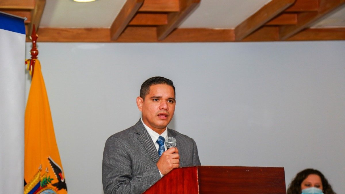 EL presidente del Consejo Directivo del IESS, Carlos Luis Tamayo, en un evento pasado.