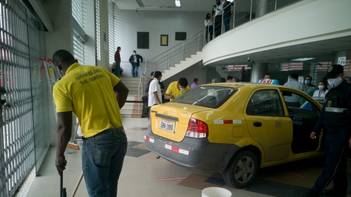 Hecho. El accidente se produjo la tarde de este martes 6 de abril.